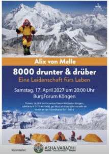Alix von Melle: 8000 drunter & drüber - Eine Leidenschaft fürs Leben @ BurgForum